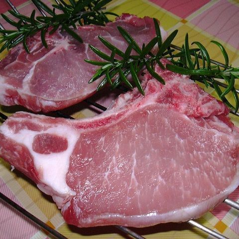 BRACIOLA DI CASTRATO (ovino) con osso 1 Kg Guerci
