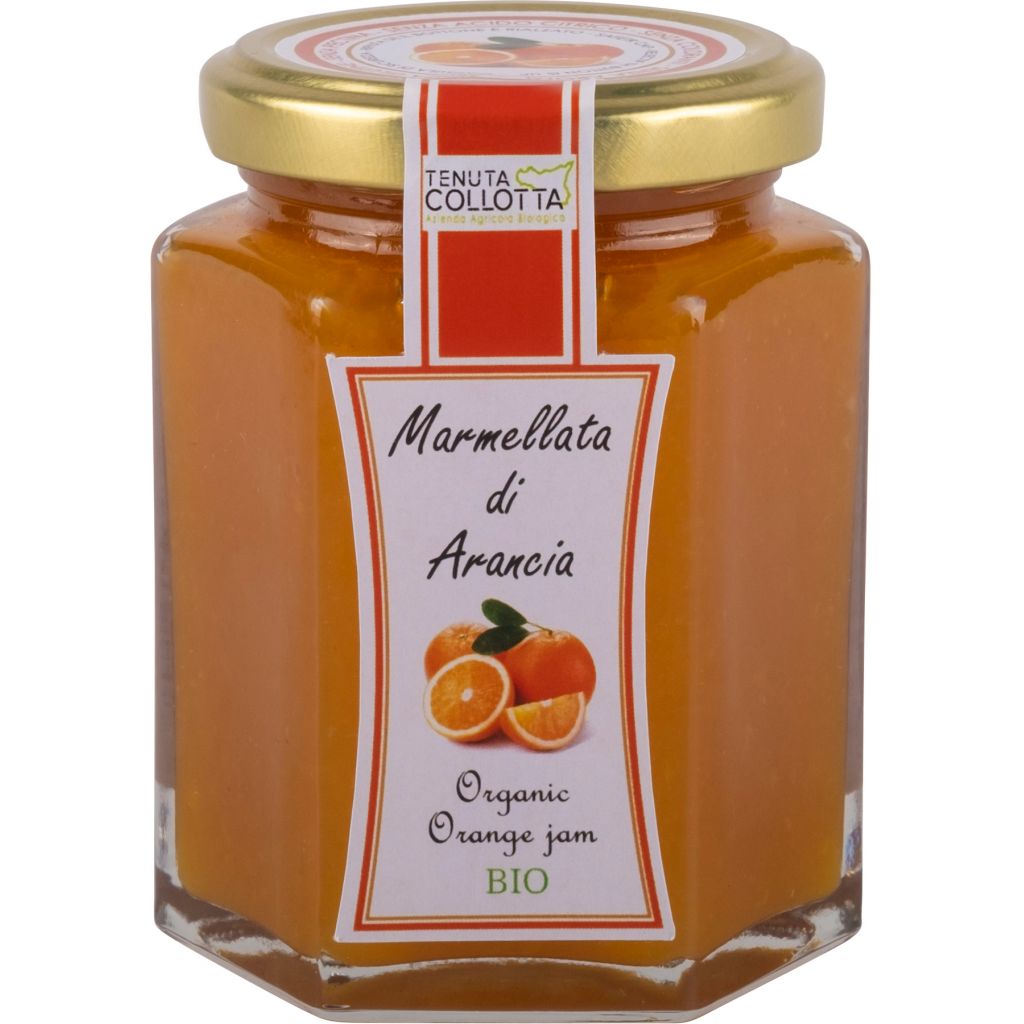 Marmellata di Arancia Bionda Bio 230 g - 100% Italiano - Prodotto in Sicilia