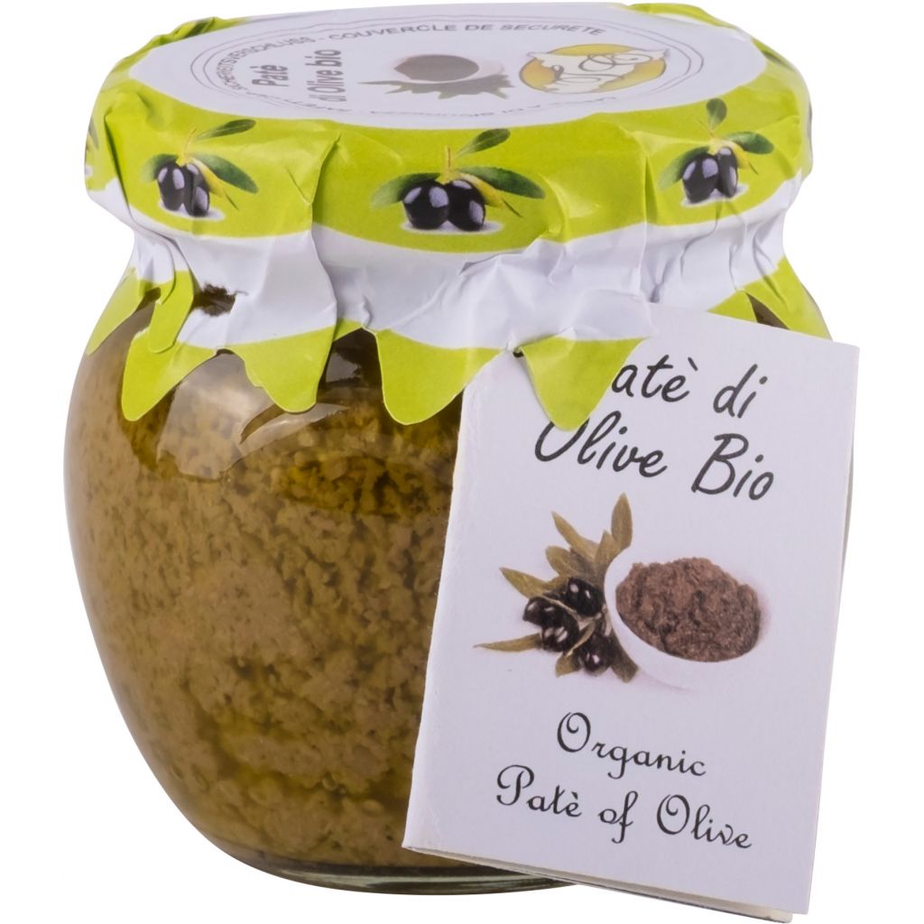 Pat&egrave; di Olive Bio 90 g - 100% Italiano - Prodotto in Sicilia