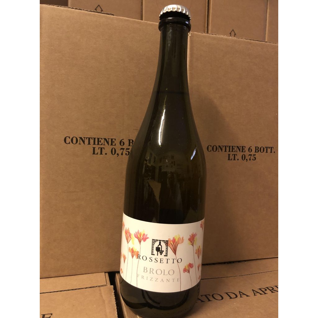 Brolo Bianco Bio Frizzante col Fondo bottiglie da 0,75 Lt