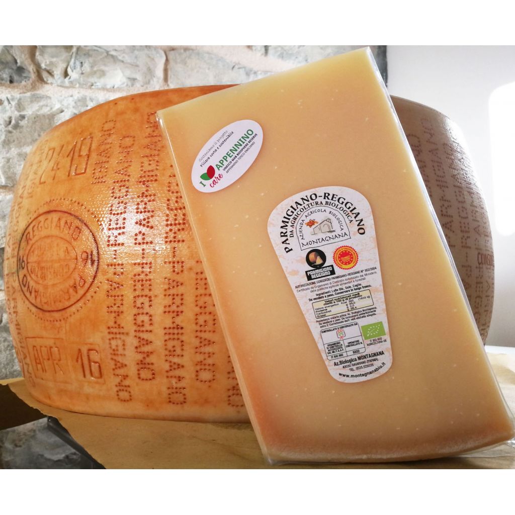 Parmigiano Reggiano bio mountains over 50 months
