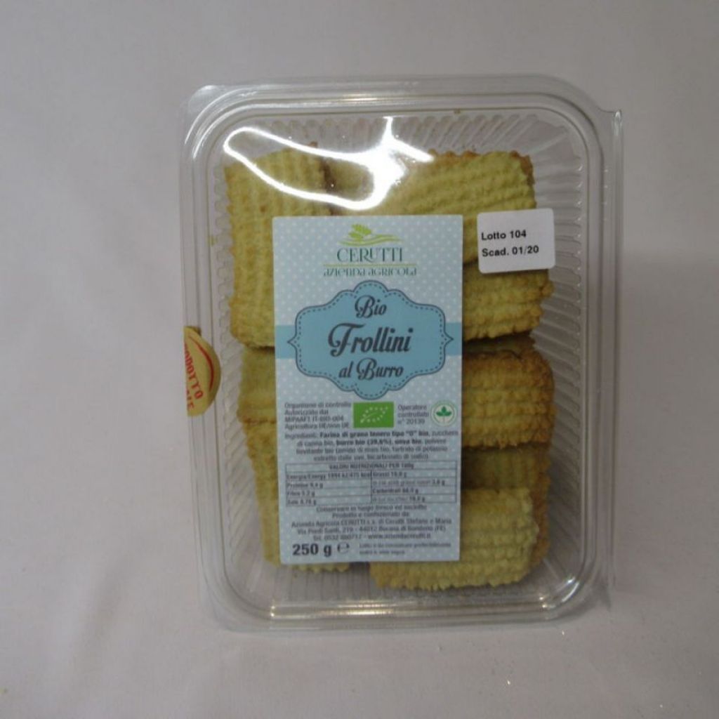 Biscotti Bio di farina bianca 250 gr