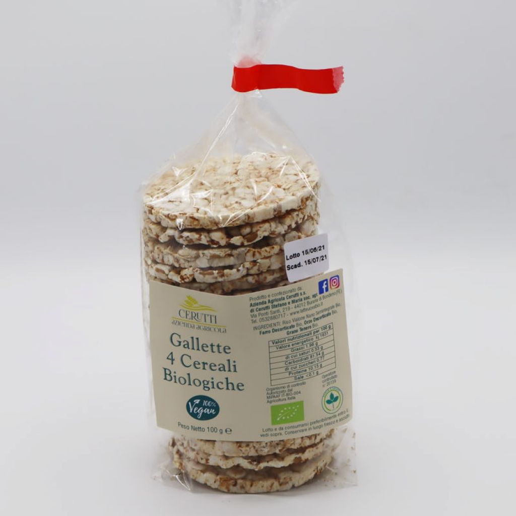GALLETTE AI 4 CEREALI DA 100 G