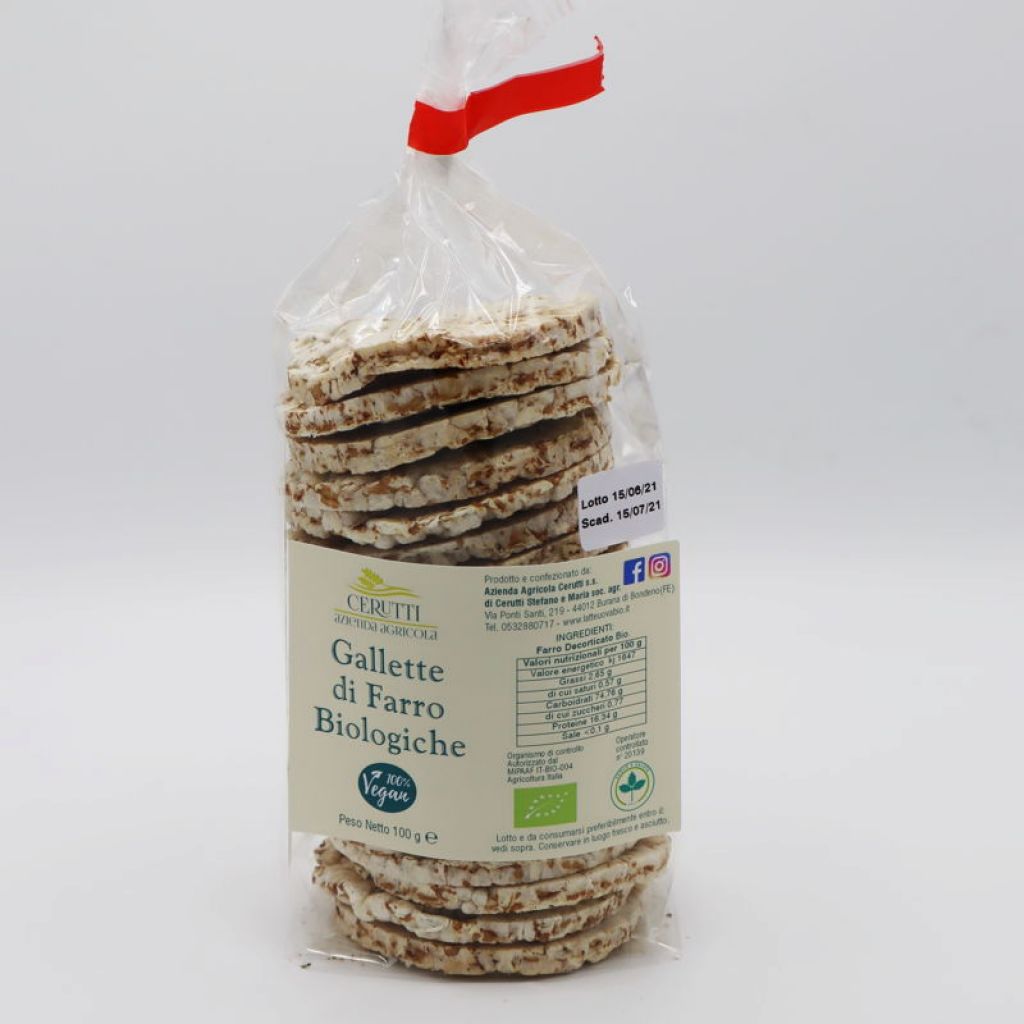 GALLETTE DI FARRO DA 100 G