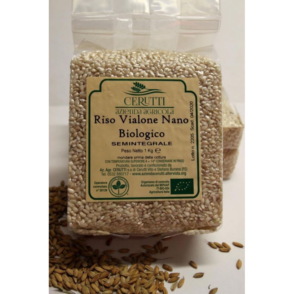 Riso vialone nano Bio semi integrale