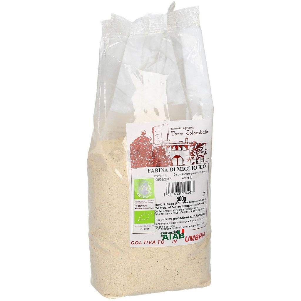 FARINA DI MIGLIO BIO MACINATA A PIETRA