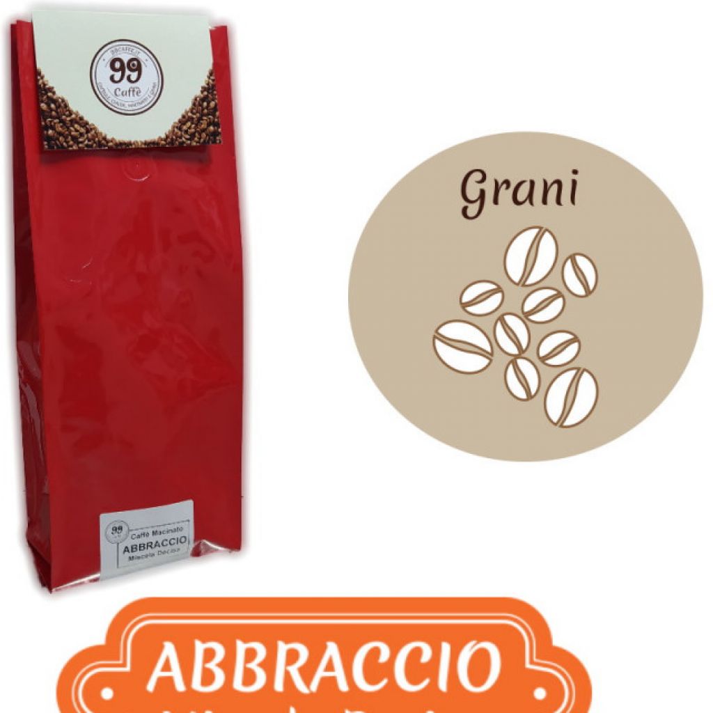 Caff&egrave; in Grani - Miscela Abbraccio - 1000 g - 99 Caff&egrave;