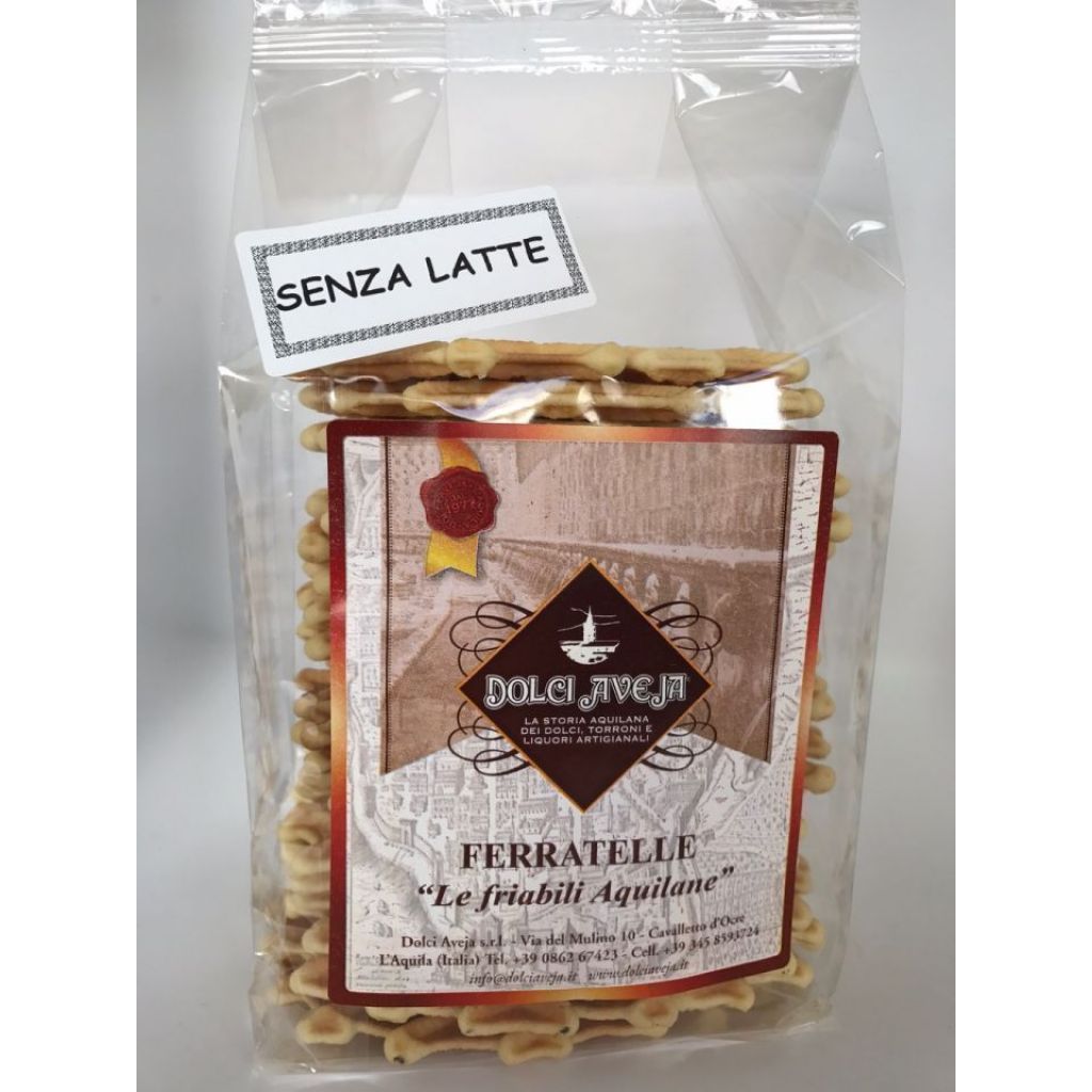 FERRATELLE FRIABILI SENZA LATTE E DERIVATI