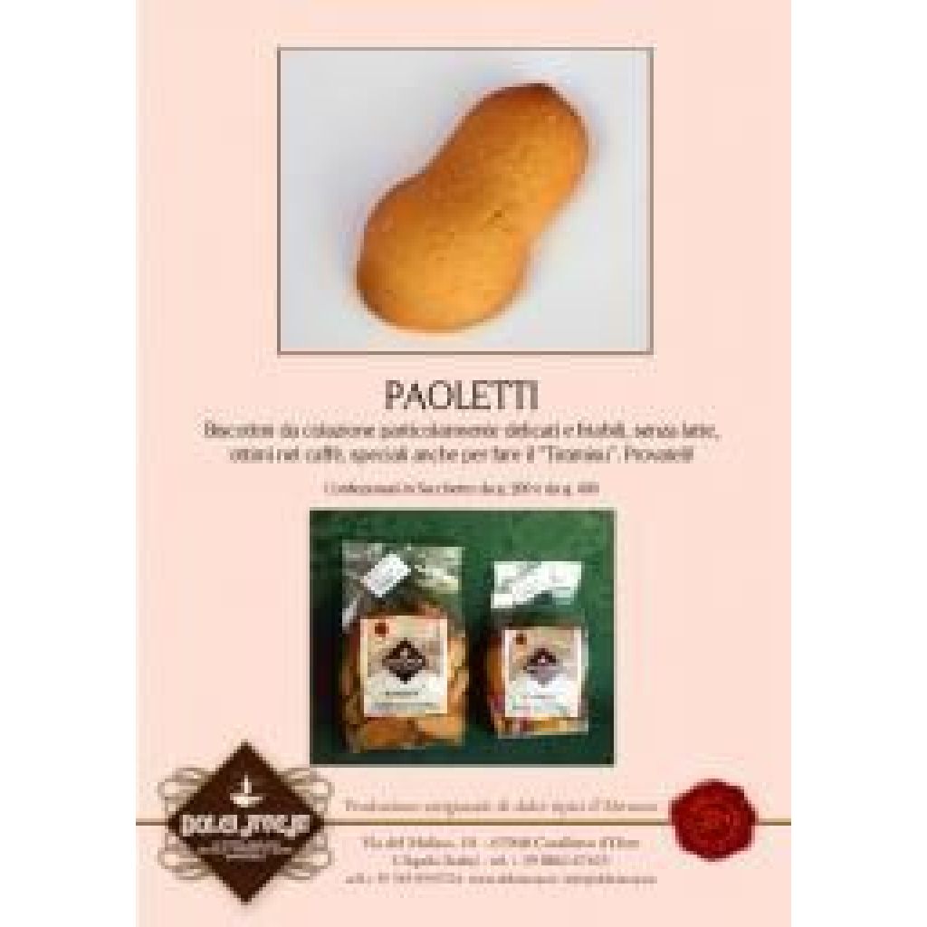 PAOLETTI FRIABILI SENZA LATTE E DERIVATI 400 g