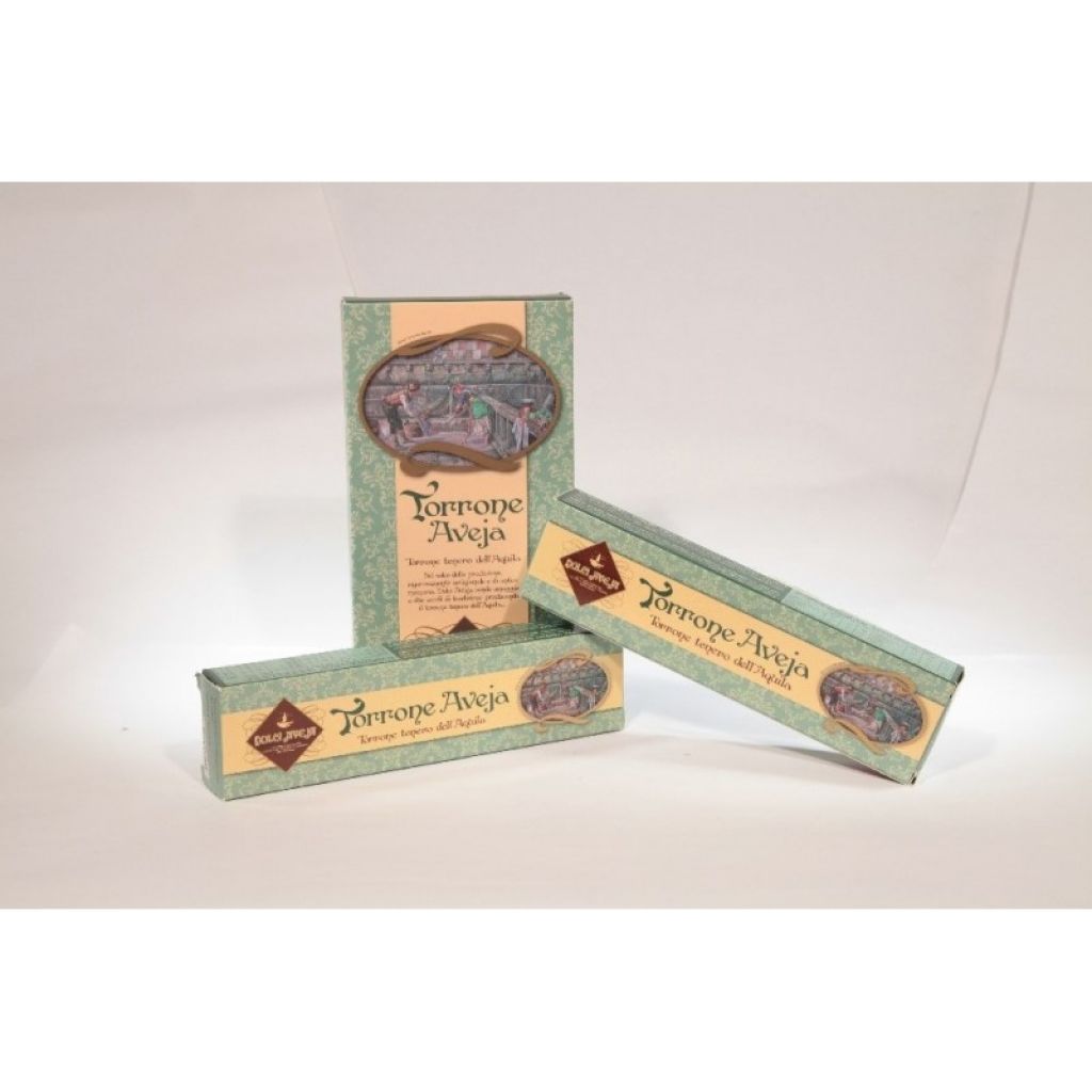 TORRONE TIPICO AQUILANO tenero alle nocciole 400 g