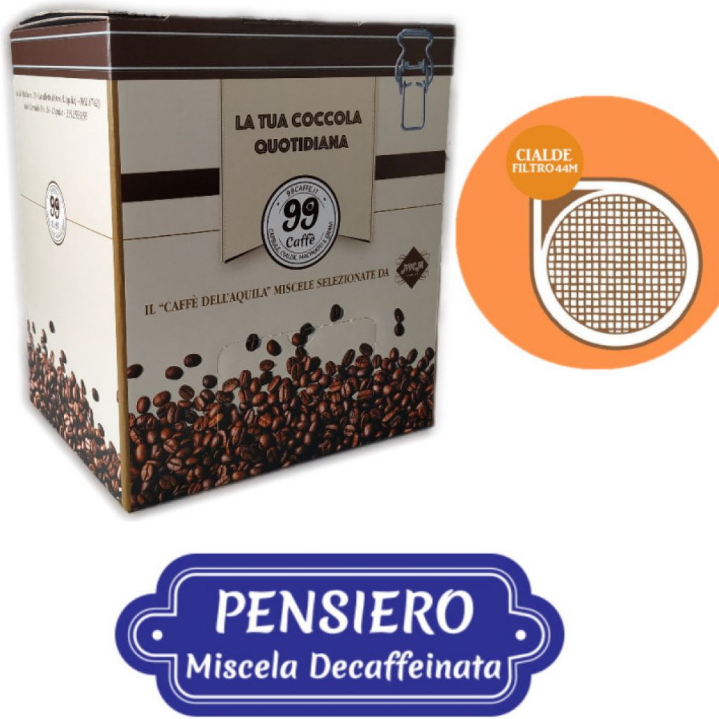 110 Cialde ESE 44mm - Pensiero, Miscela Dek - 99 Caff&egrave;