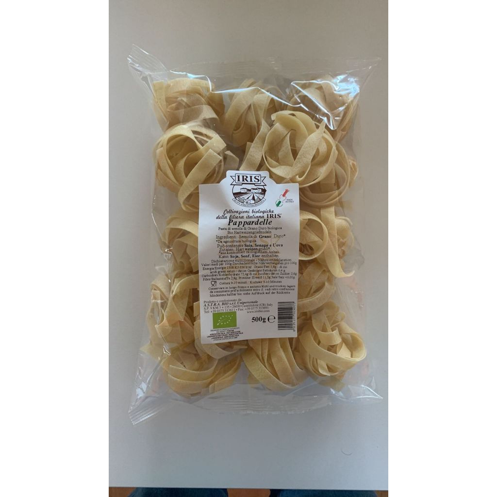 Pappardelle a nido semola bio IRIS 500 g