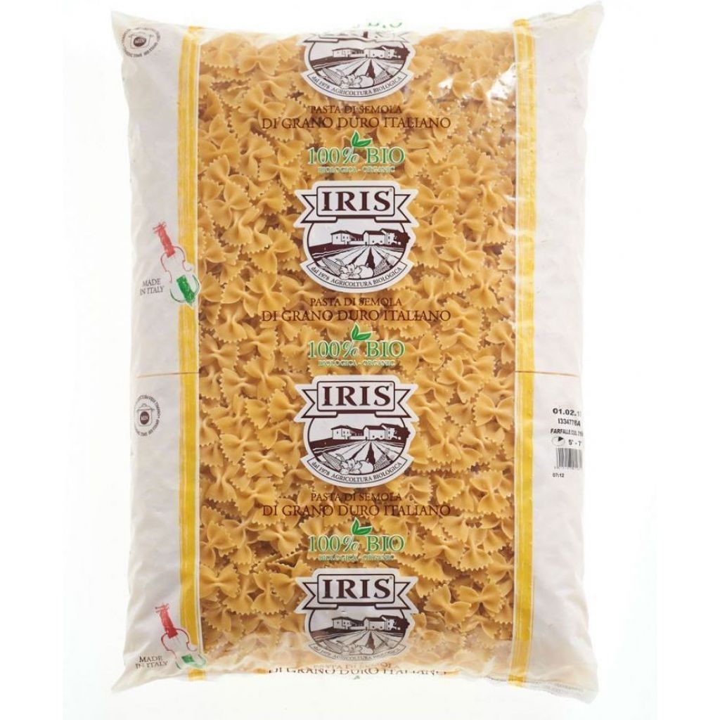 Farfalle semola bio IRIS 5 Kg