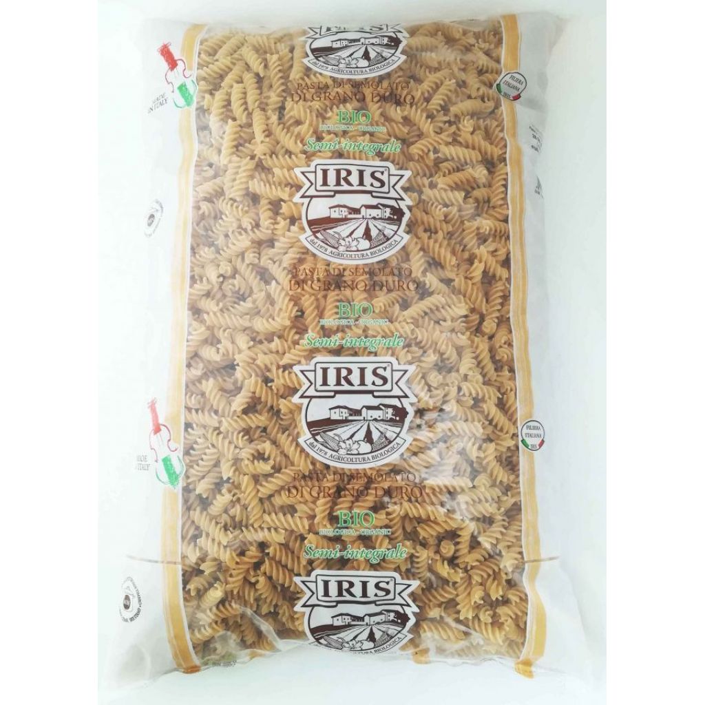 Fusilli semintegrale bio IRIS 5 Kg