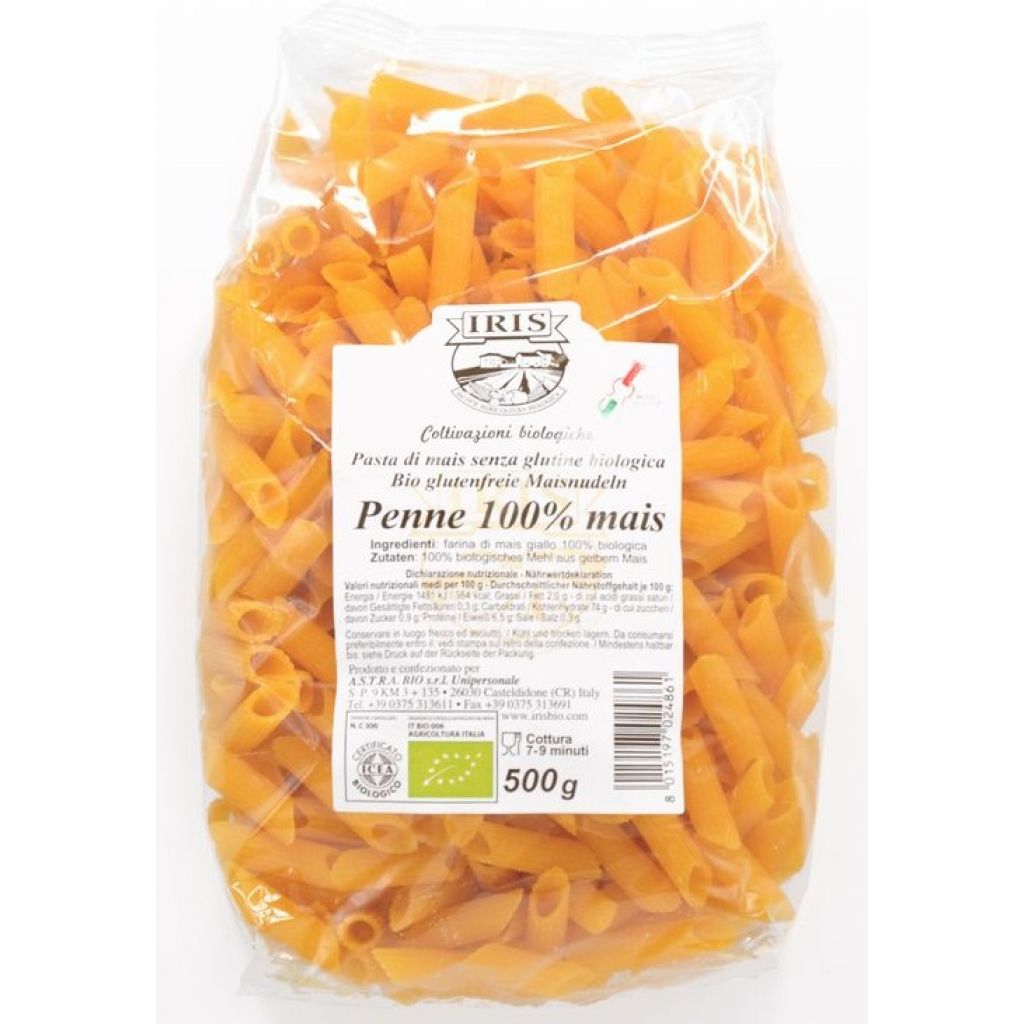 Penne 100% mais senza glutine Bio 500 g