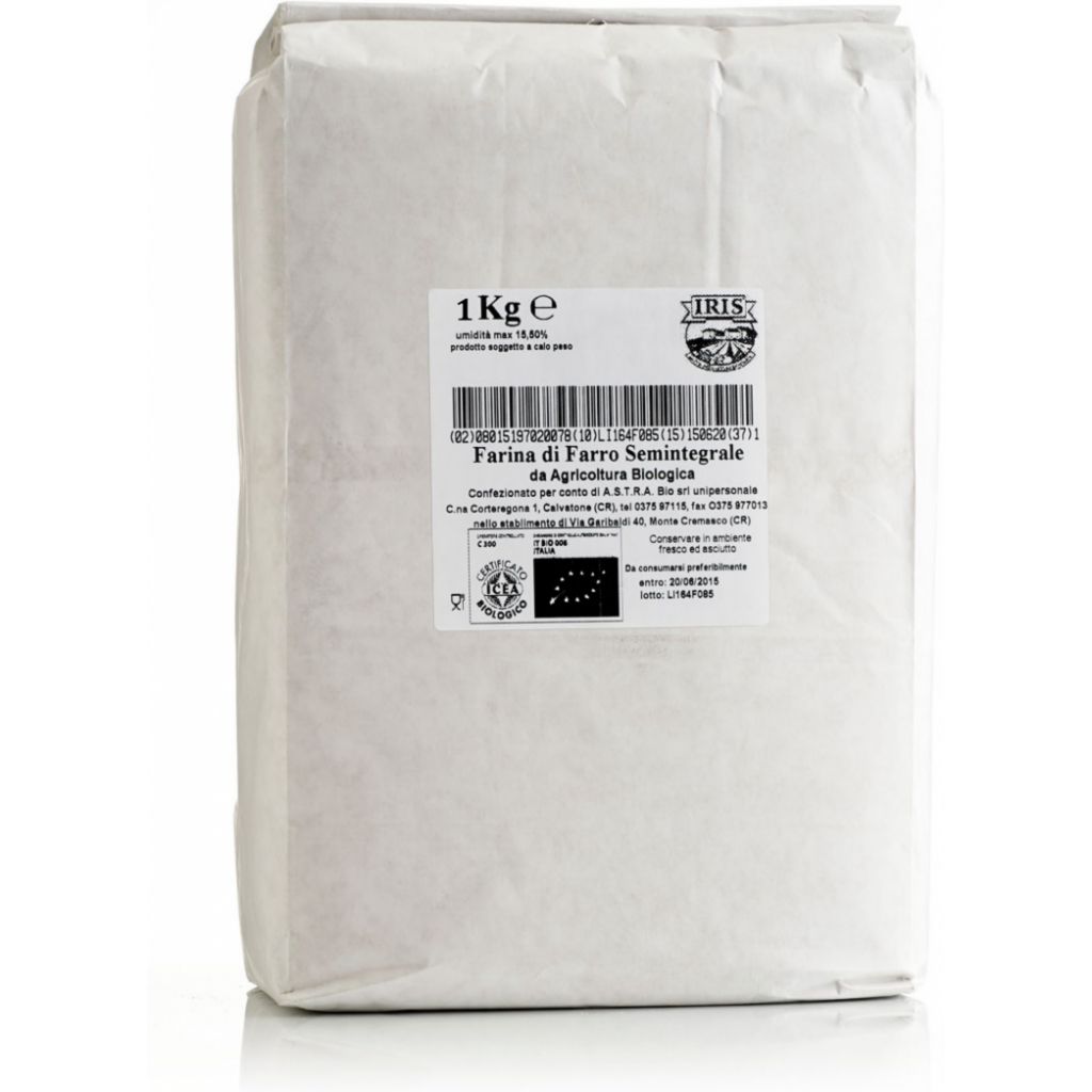 Farina farro spelta bianca bio IRIS 1 Kg