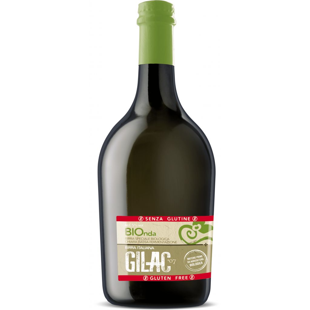 BIRRA CHIARA ARTIGIANALE LAGER SENZA GLUTINE BIOnda-75cl