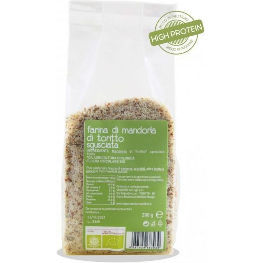 FARINA DI MANDORLA SGUSCIATA - Busta 200g