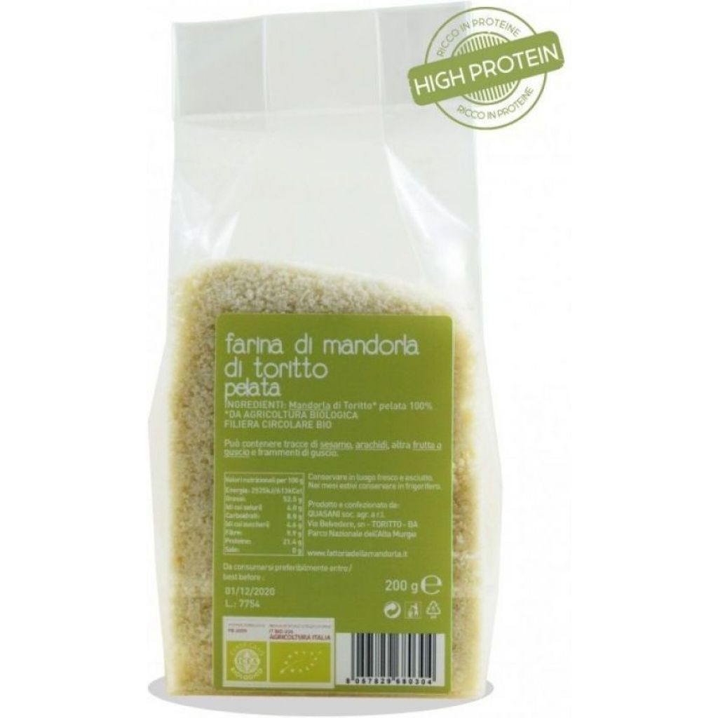 FARINA DI MANDORLA PELATA - Busta 200g
