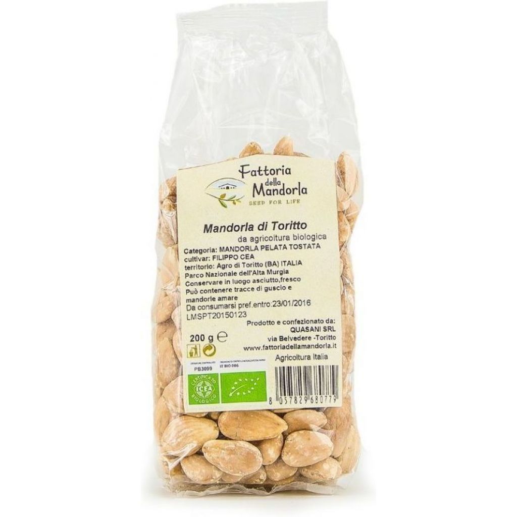 MANDORLA PELATA TOSTATA - Busta 200g
