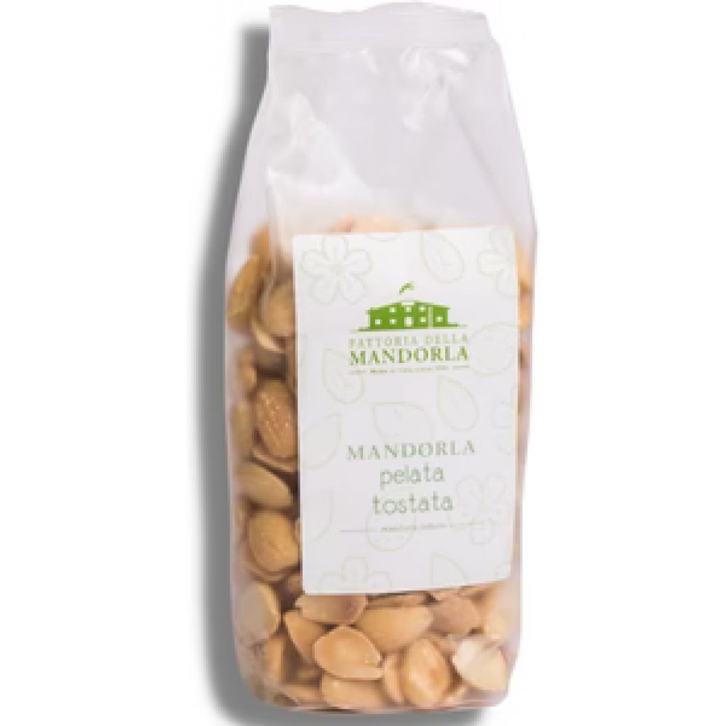 MANDORLA PELATA TOSTATA - Busta 500g