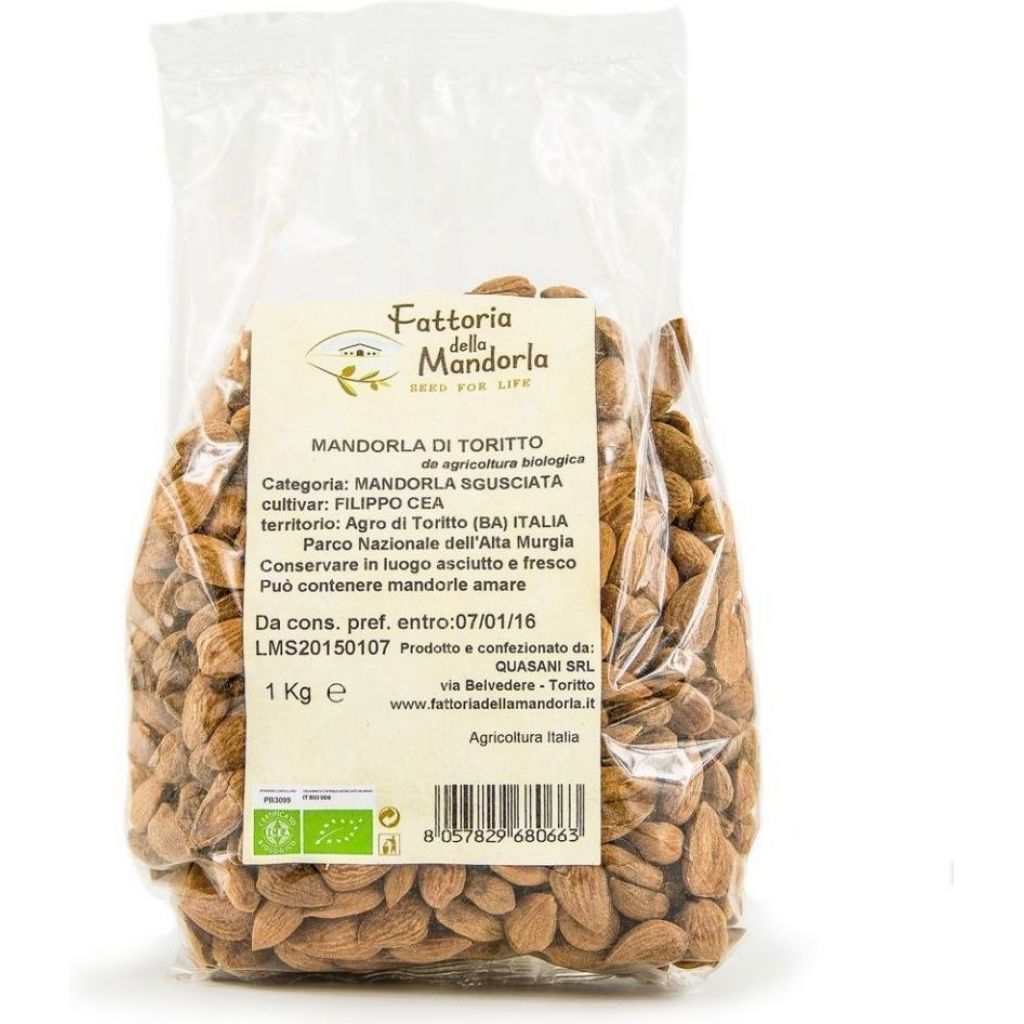 MANDORLA SGUSCIATA BIO - Busta 1Kg