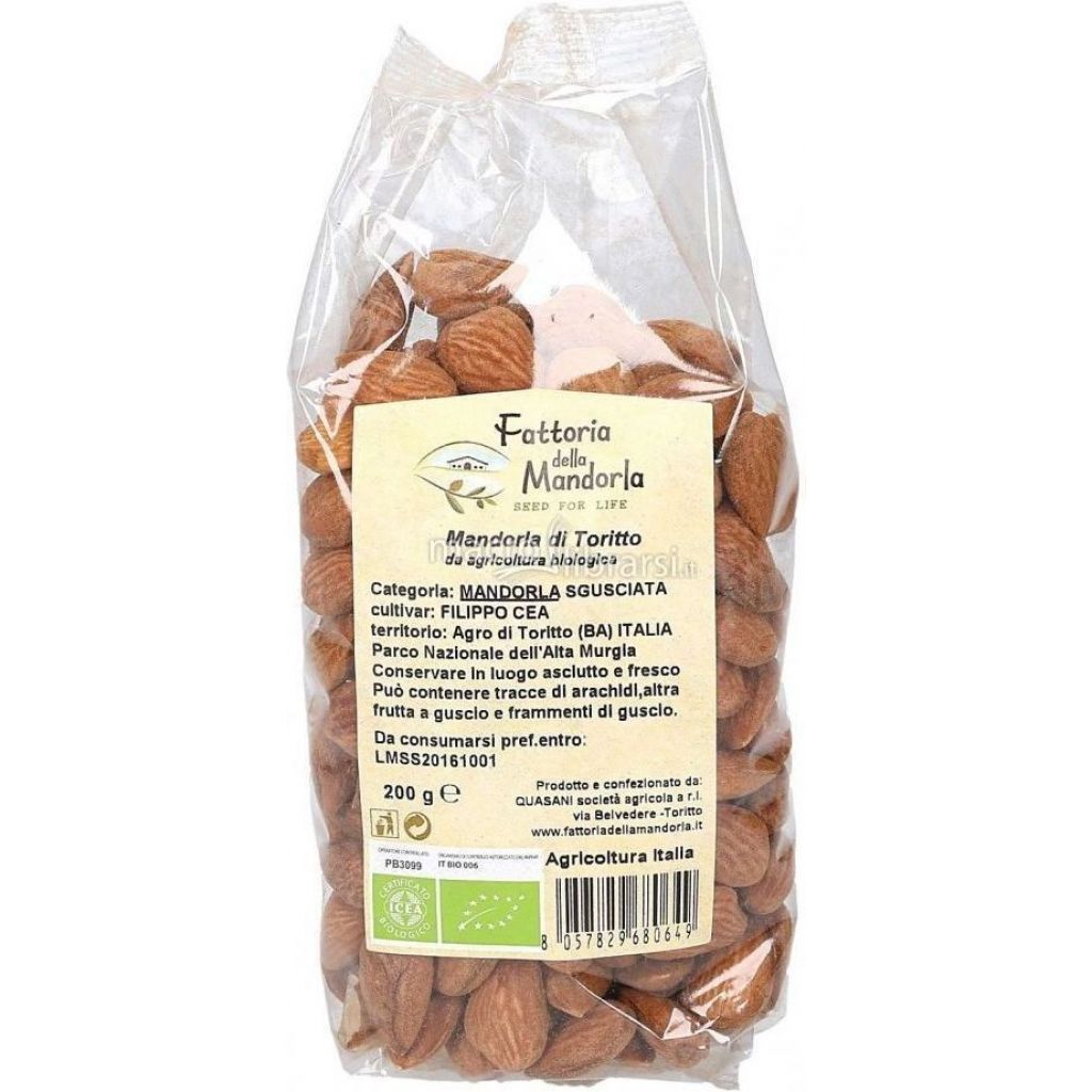 MANDORLA SGUSCIATA BIO - Busta 200g