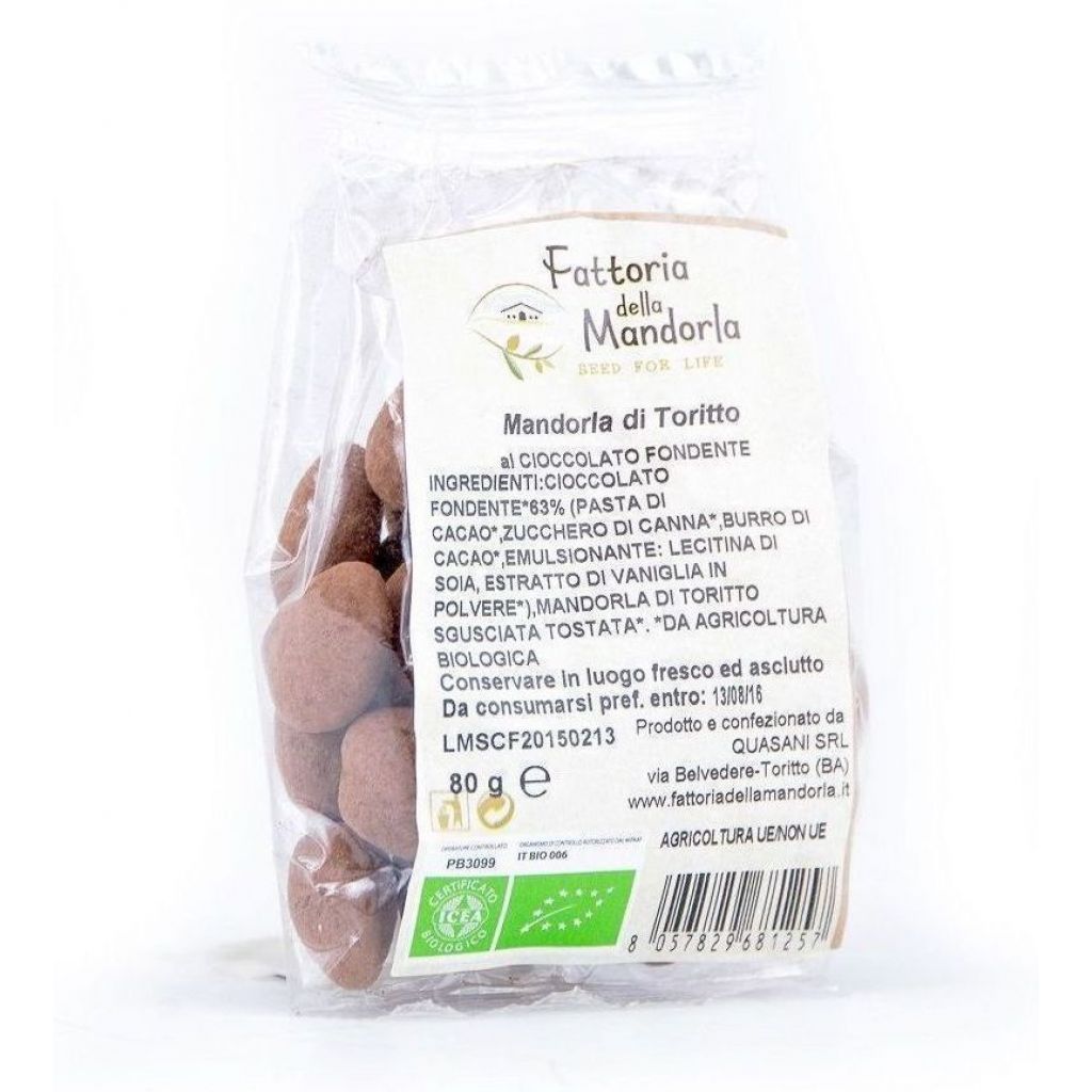 MANDORLA AL FONDENTE - Busta 80g