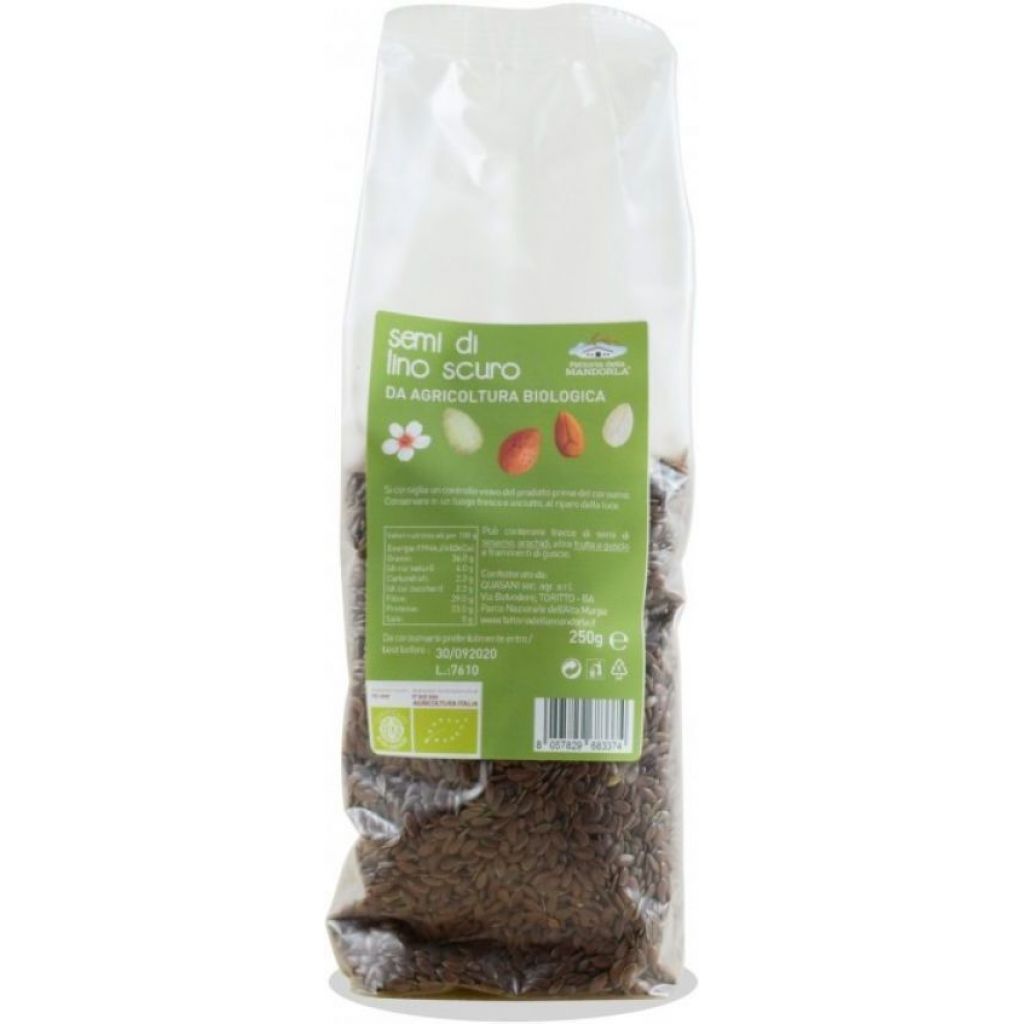 SEMI DI LINO SCURO - Busta 200g