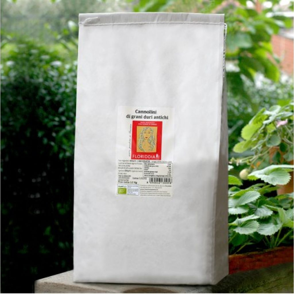 Cannolini 3,5Kg g. duri antichi rigati bio semintegrali