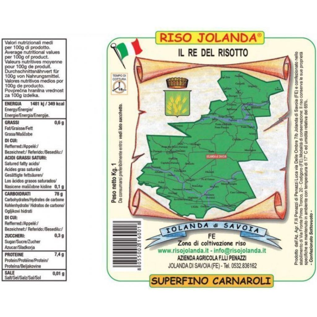 Riso Carnaroli - 1 Kg