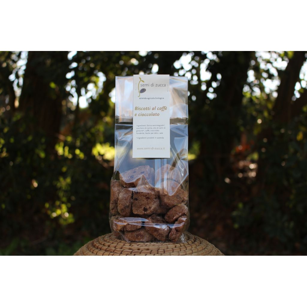 Biscotti al caff&egrave; e cioccolato, fatti in casa 300gr