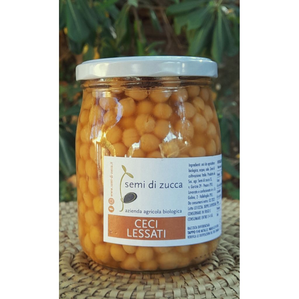 Ceci lessati in acqua e sale 570gr