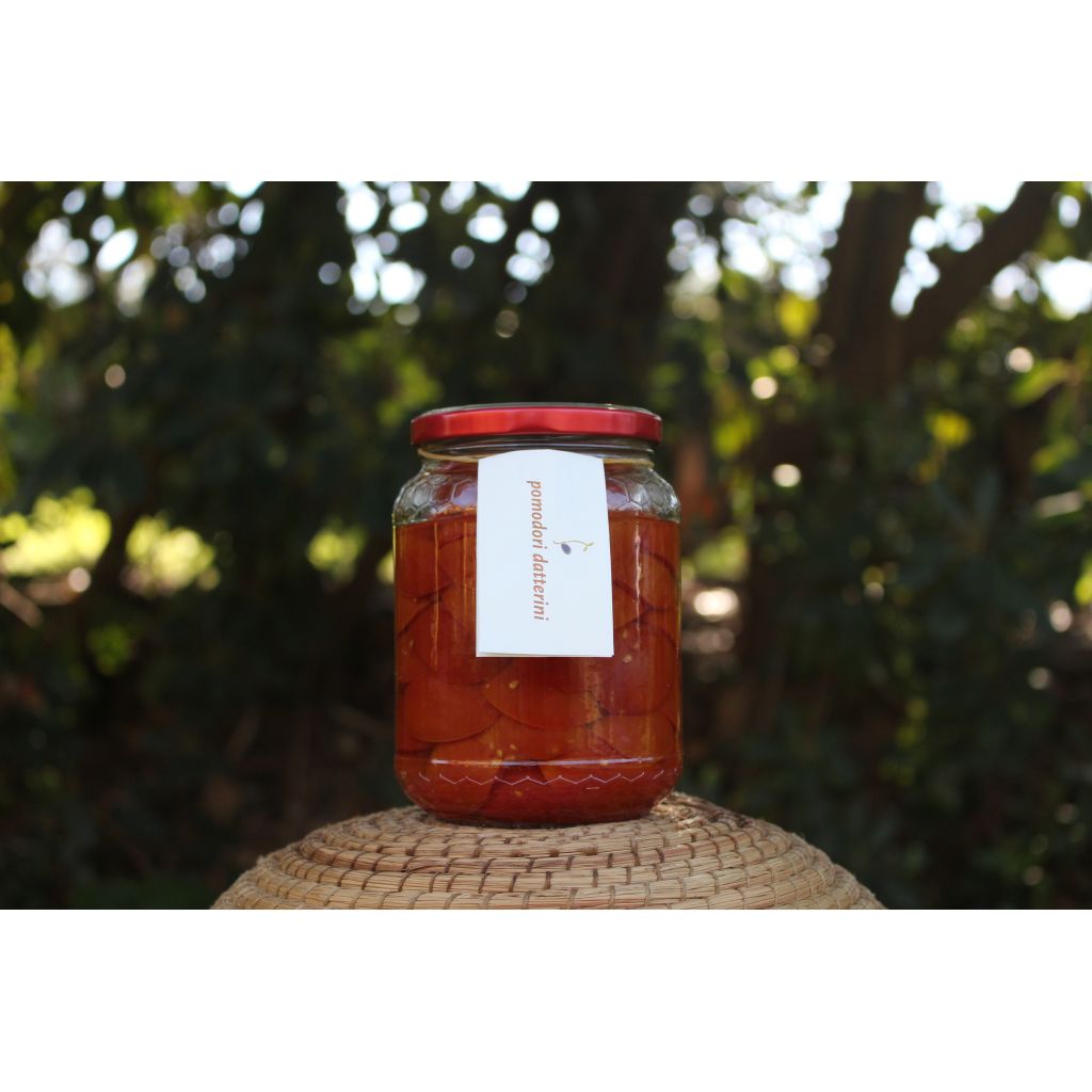 Pomodorini datterini in pezzi