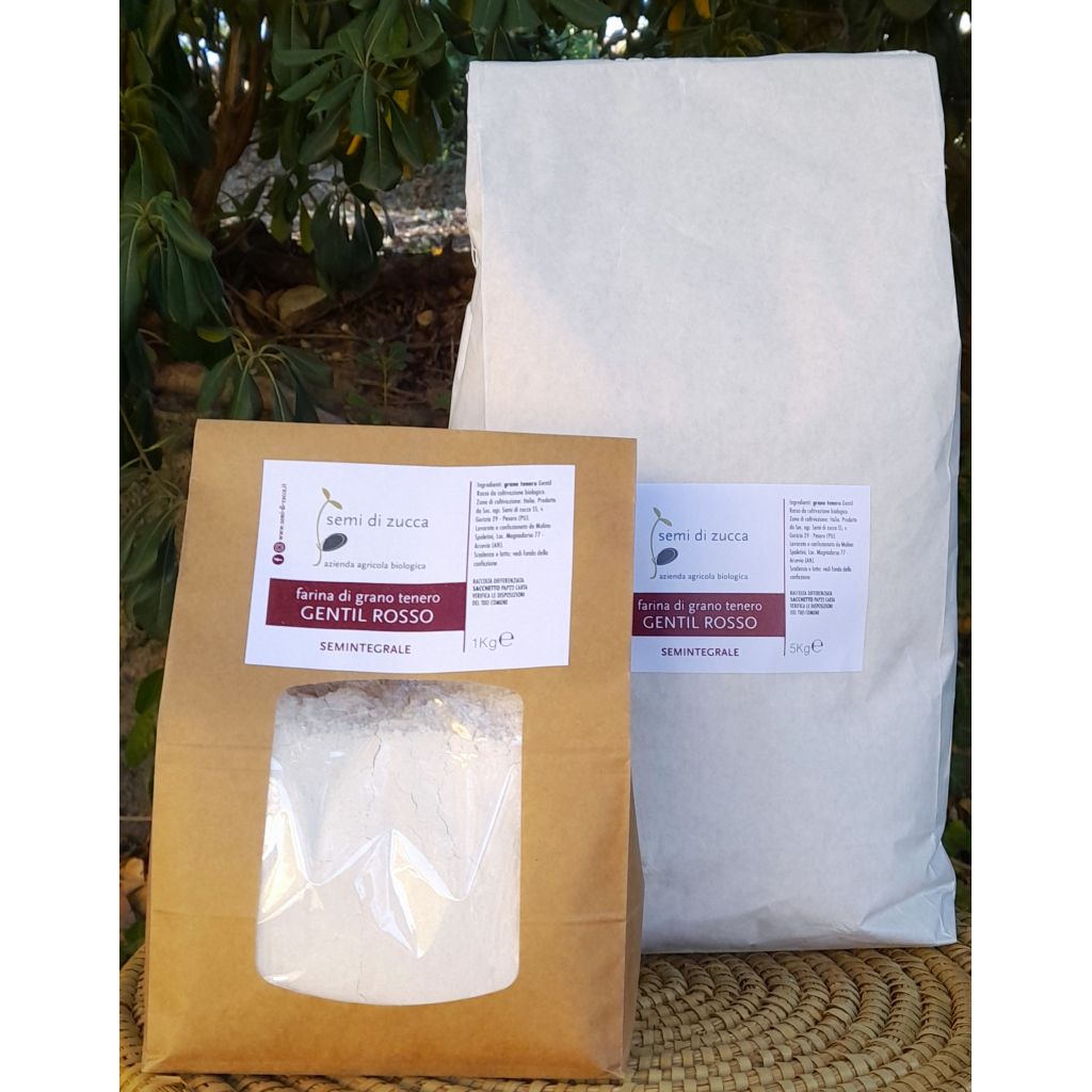 Farina grano tenero GentilRosso 5Kg