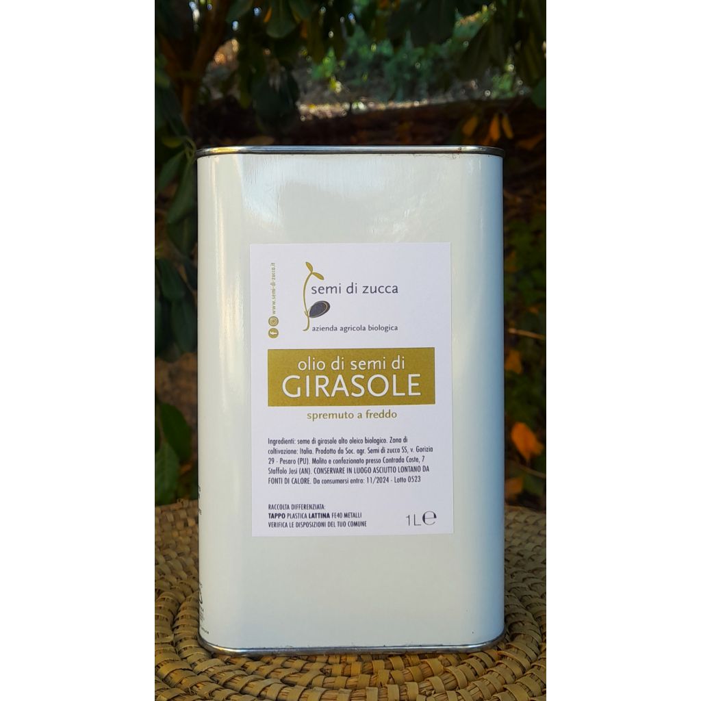 Olio di girasole altoleico lattina 1 litro