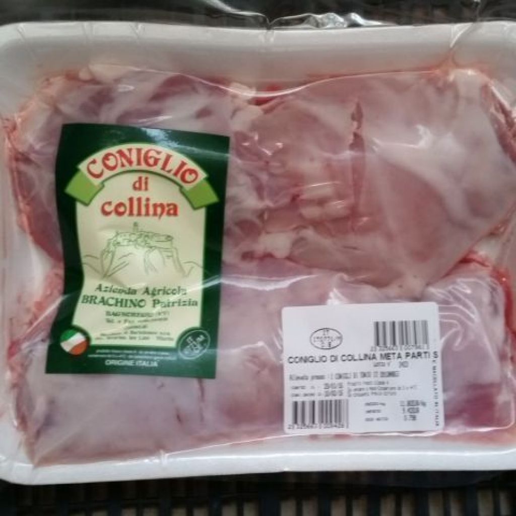 CONIGLIO COLLINA MET&Agrave; sottovuoto