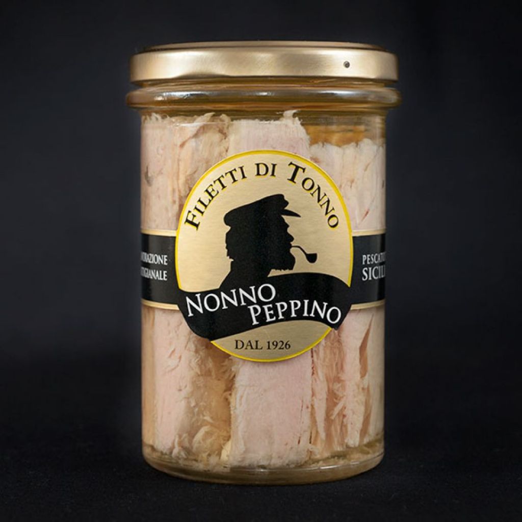 Fillets of tuna in olive oil 300g jar