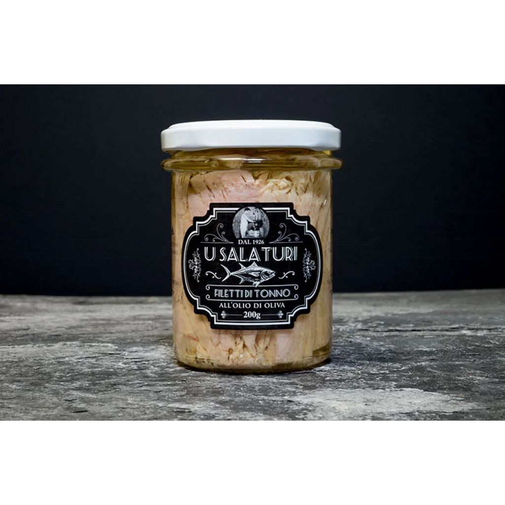 Fillets of Tuna in olive EVO ORGANIC 200 g jar
