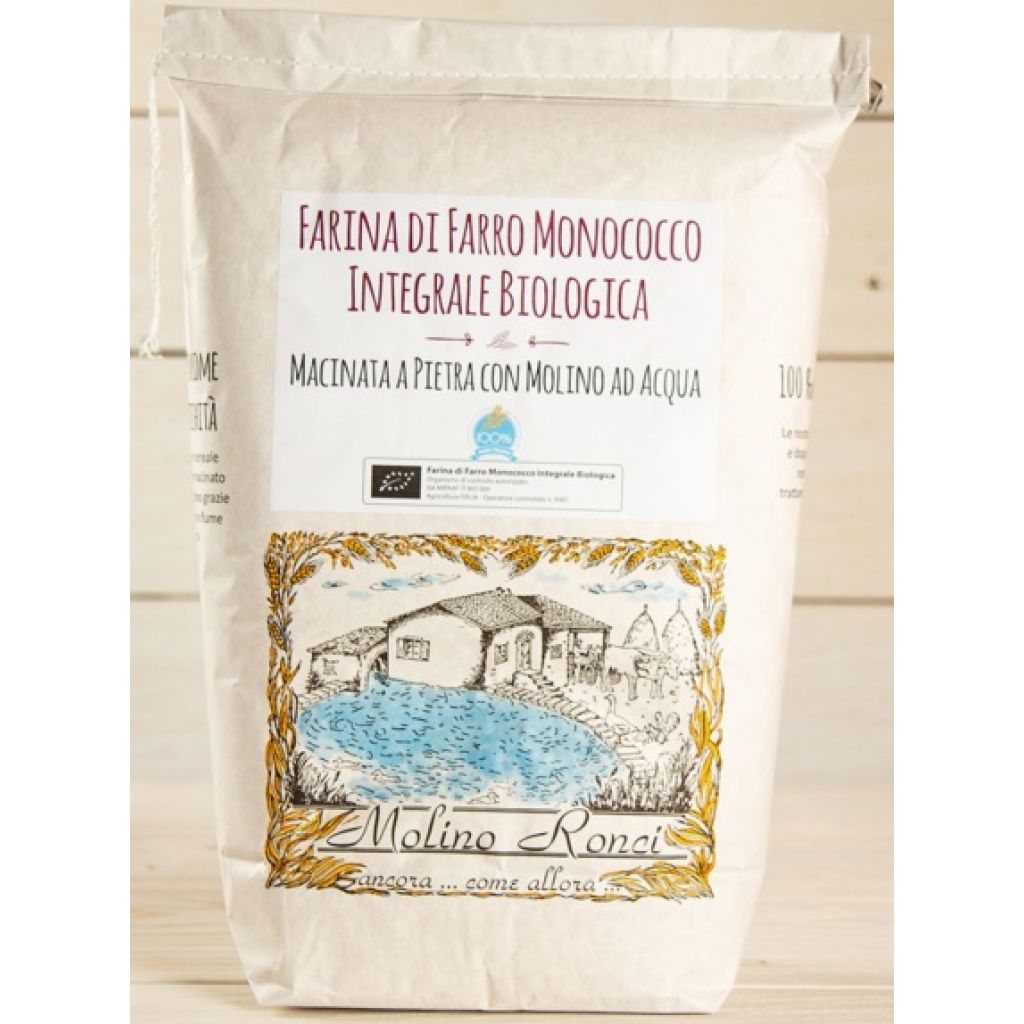 Farina di Farro monococco integrale Bio - 5 Kg