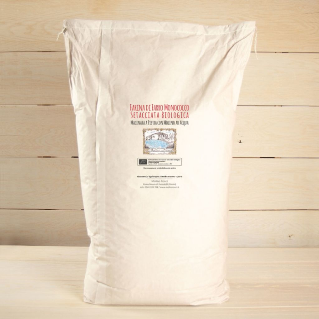 Farina di Farro monococco setacciata Bio - 25 Kg
