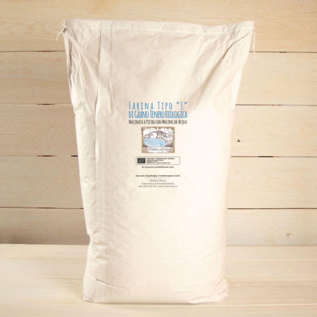 Farina tipo 1 di Grano tenero bio - 25 Kg