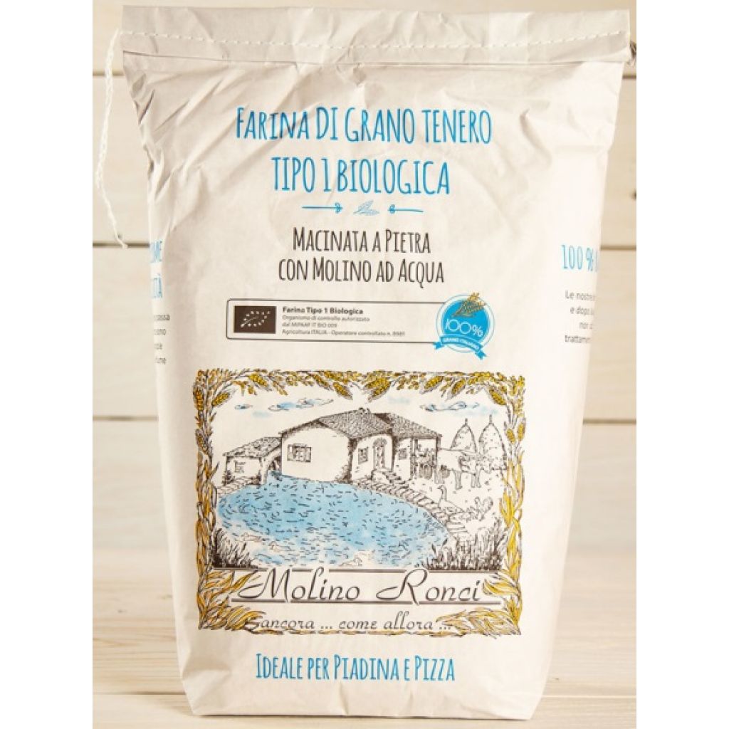 Farina tipo 1 di Grano tenero Bio - 5 Kg