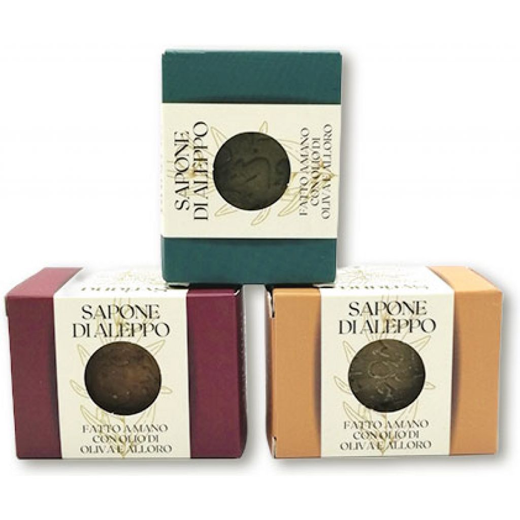 SAPONE DI ALEPPO 5% ALLORO beneficenza 190 g