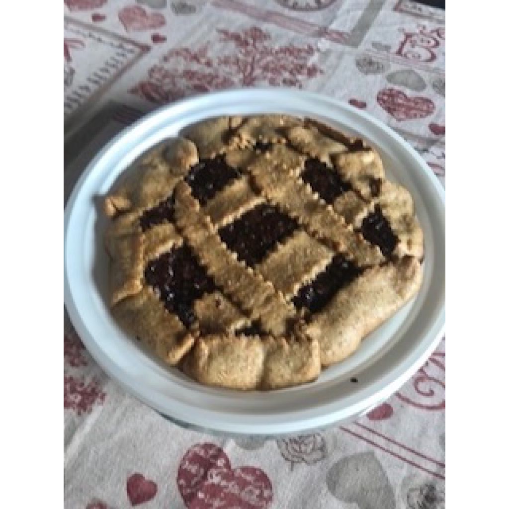 Crostata di riso e cioccolato