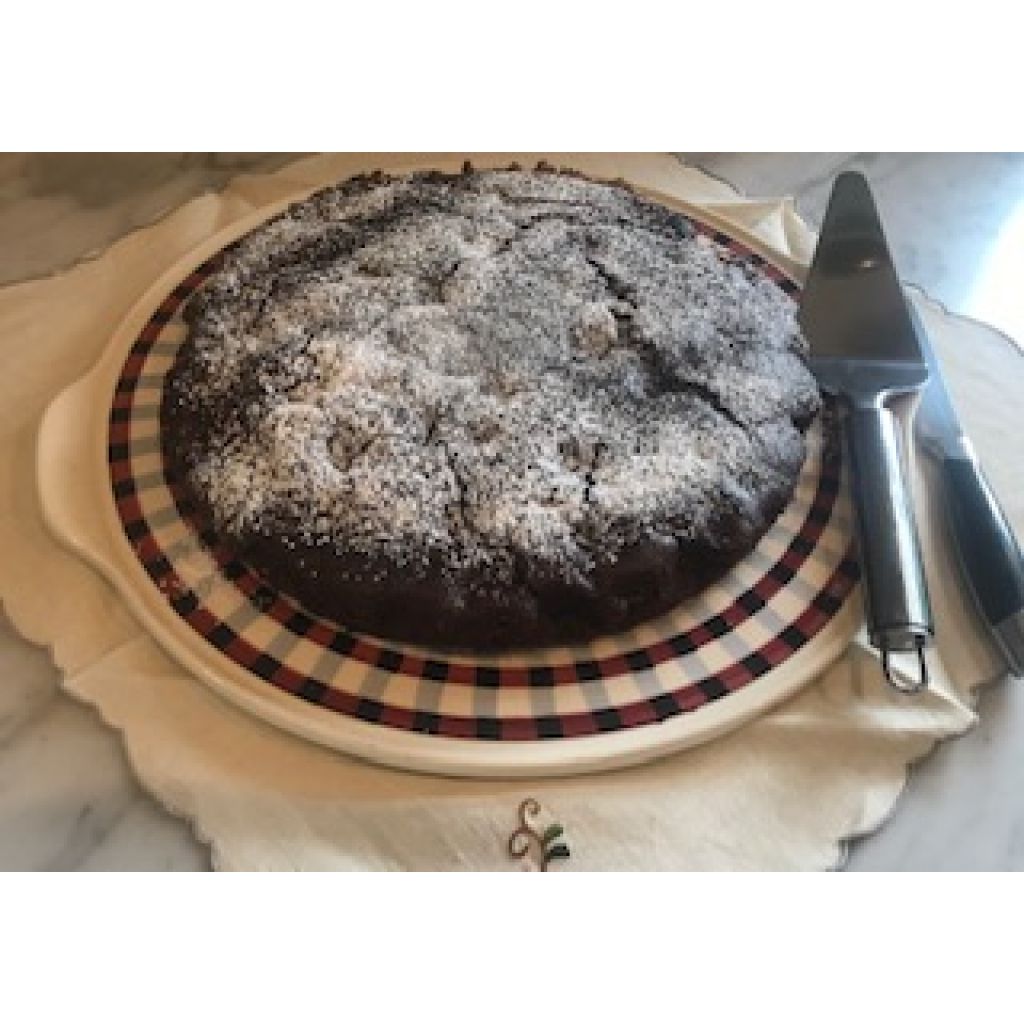 Torta vegan pere e cioccolato