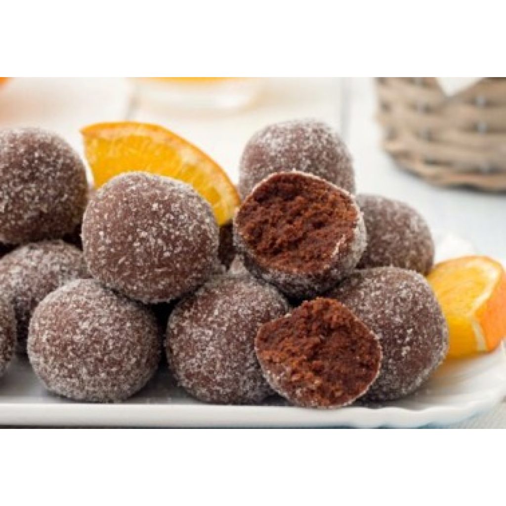 Tartufini arancia e cioccolato