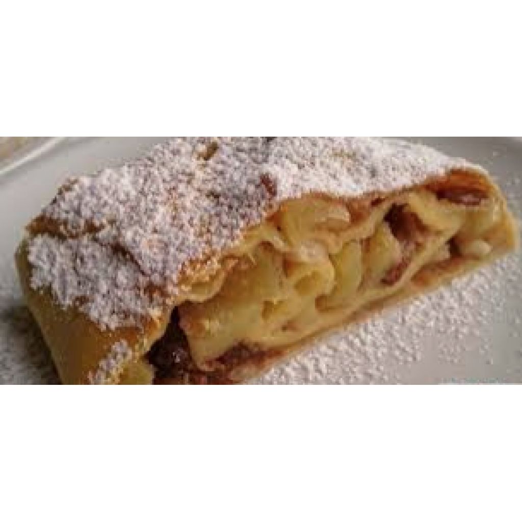 Vegan apple strudel