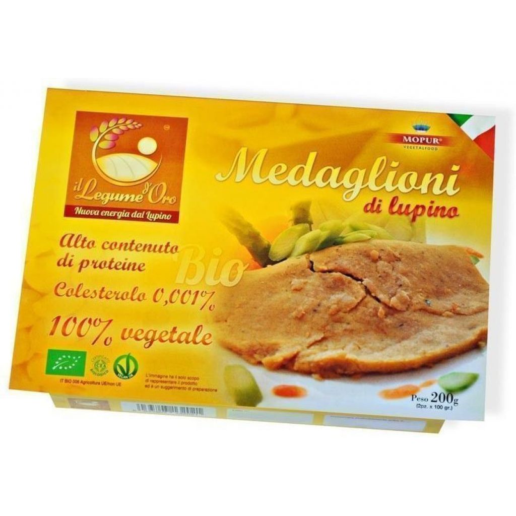 Medaglioni di Lupino - Bio - Sottovuoto da 180 gr. (2 medaglioni)