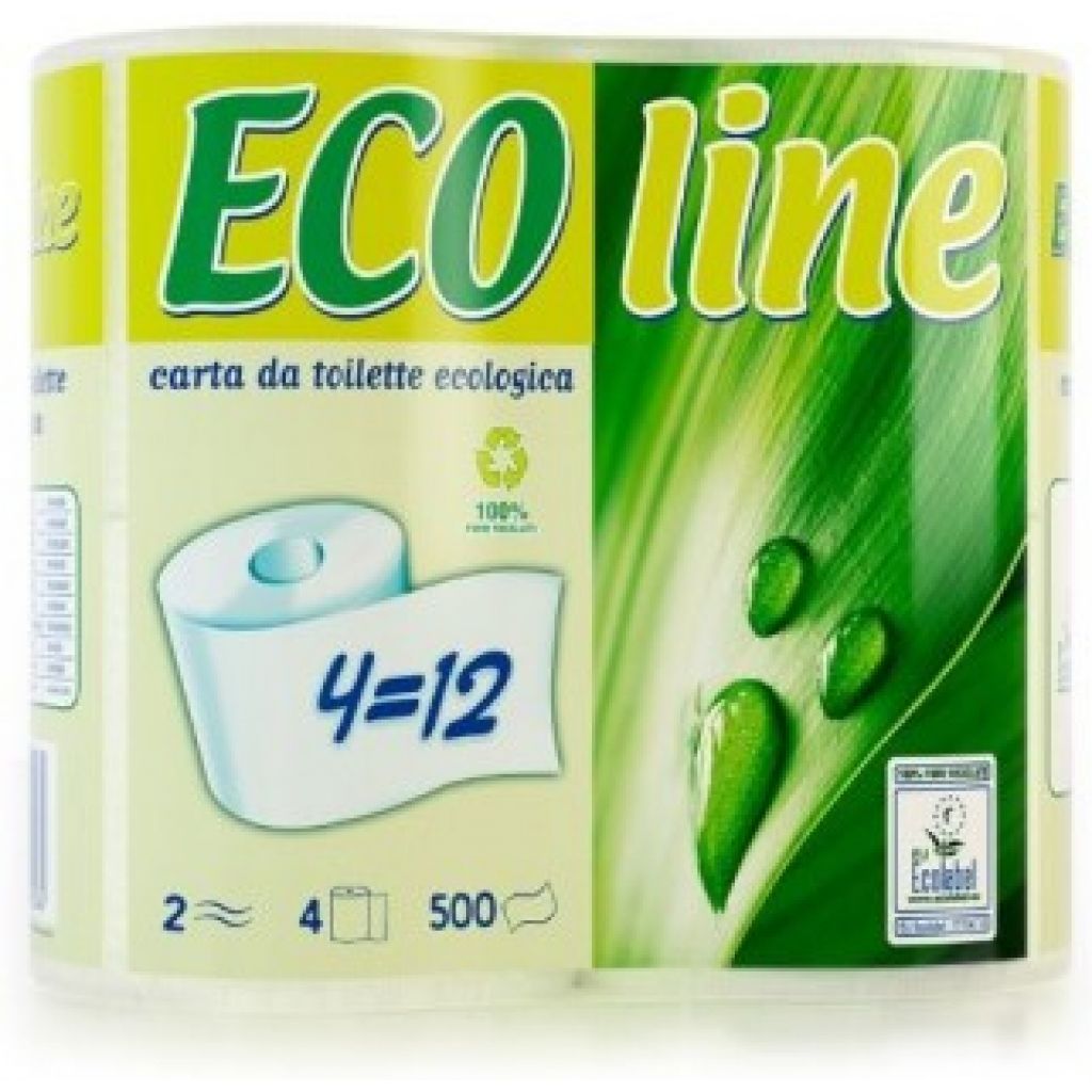 80 rotoli di Carta igienica riciclata